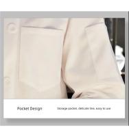 Uniformes de Chef profesional, chaqueta de cocina de manga larga personalizada, abrigo de cocinero para hombres y mujeres, logotipo impreso gratis, disfraces de Patissier, Tops - details 9