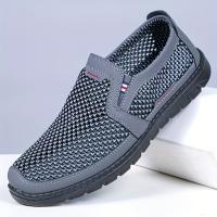 Zapatos casuales sin cordones para hombre, antideslizantes, transpirables, para todas las estaciones, caminar al aire libre, acampar, pescar, todas las estaciones, cómodos y duraderos - details 1
