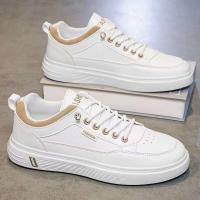Zapatos blancos transpirables para hombre, calzado deportivo y informal para primavera y Año Nuevo - details 1
