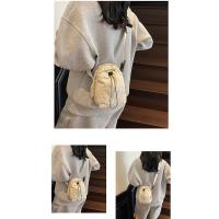 Bolso cruzado ligero para mujer, bolsa para botella de agua con cordón ajustable, estilo coreano, Color sólido, bolso pequeño para teléfono móvil, viaje - details 2