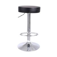 KKTONER Taburete de Bar Regulable en Altura Giratorio Taburete de Trabajo Taburete de Oficina Cuero PU Blanco - details 5