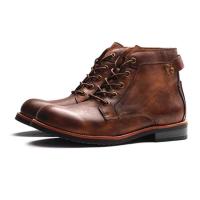 2024 Productos de diseño Street British Dress Zapatos de moda Botas de cuero PU para hombres - details 8