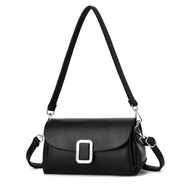Bolso cruzado ajustable elegante Gran capacidad, cierre magnético, detalles de acabado refinado - 1