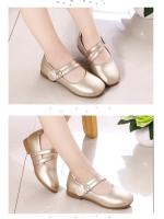 Zapatos de cuero con flores para niña, calzado plano de princesa para fiesta de boda, dulce y suave, clásico, para primavera y otoño - details 18