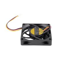 Ventilador de refrigeración sin escobillas, 70x70mm, 12V, 3 pines, caja de ordenador, CPU, CC, negro - details 5