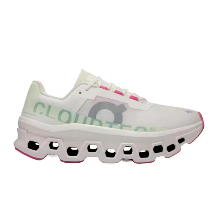 Zapatillas Blancas Running Cloudmonster Blanco/Lima Mujer Ligeras Y Duraderas - 1