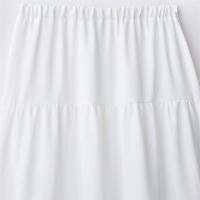 PB & ZA2025 falda acampanada de cintura alta con cintura elástica, falda larga informal que combina con todo, novedad de verano, ropa de mujer - details 9