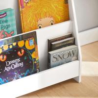 Librería Infantil niños Juguetes 4 Compartimentos Abiertos 80 x 30 x 88 cm KMB32-W ES - details 1