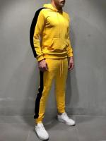 Traje informal para hombre, traje para correr para deportes al aire libre, sudadera con capucha y pantalones de chándal, moda 2025 - details 7