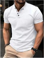 Camiseta deportiva polo con cuello de botones para hombre, verano 2023 - details 2