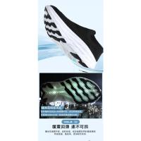 Zapatillas de deporte de punto para hombre y mujer, calzado deportivo ligero y cómodo, sin cordones, con plataforma, a la moda, gran oferta - details 5