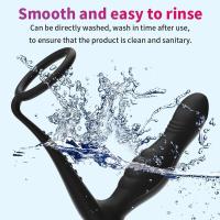 Leten Iatable consolador Anal Plug anillos de silicona suave para productos para adultos mujeres hombres parejas dilatador de trasero expansor juguetes sexuales caliente - details 17