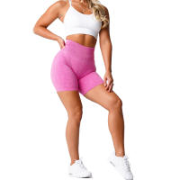 Pantalones Cortos de Fitness para Mujer NVGTN Scrunch Sin Costuras de Spandex Elásticos Transpirables con Efecto Levantador de Cintura para Deportes de Ocio y Correr - details 25