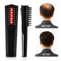 Peine eléctrico para el crecimiento del cabello, masajeador Medicinal para la cabeza, masajeador del cuero cabelludo, vibrador con luz infrarroja, cepillo de masaje, aplicador de medicina anticaída del cabello - details 5
