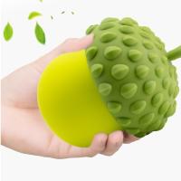 Juguetes interactivos para perros, bolas para masticar, dispensador de alimentos de silicona, Bola dispensadora de golosinas, Limpieza de dientes duradera, juguetes para la dentición del cachorro - details 5