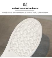 Zapatos Blancos De Boca Baja, Zapatos Deportivos Casuales De Suela Blanda Nuevos, Cómodos Y Resistentes Al Desgaste - details 7