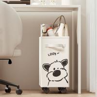 Cesta de almacenamiento para carrito de escritorio, tela Oxford, ahorro de espacio, cesta de ropa sucia plegable desmontable con ruedas a prueba de humedad - details 4