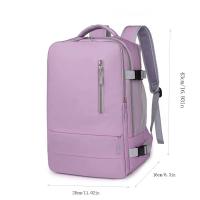 Mochila de viaje para mujer, mochila informal antirrobo impermeable de gran capacidad con correa para equipaje - details 1