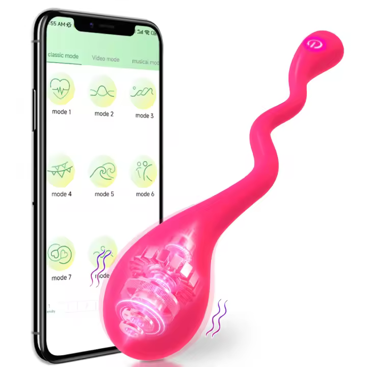 Vibrador Inalámbrico Huevo de Amor Estimulador Vibrante para Punto G Vaginal 9 Velocidades - 1