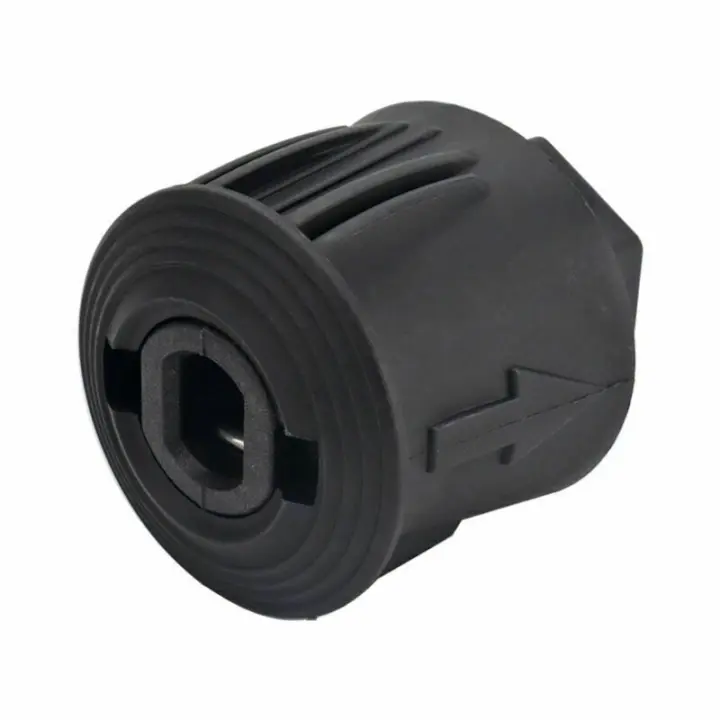 Karcher K2-K7 adaptador de liberación rápida para lavadora de alta presión M22 conector de manguera de plástico negro para jardín doméstico serie K UD - 1