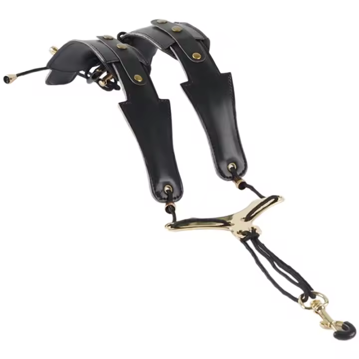 Correa ajustable para hombro y cuello de saxofón, mochila negra, accesorios para instrumentos musicales - 1