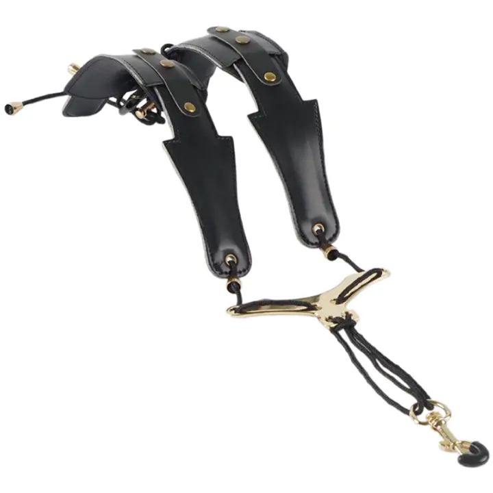 Correa ajustable para hombro y cuello de saxofón, mochila negra, accesorios para instrumentos musicales - 1