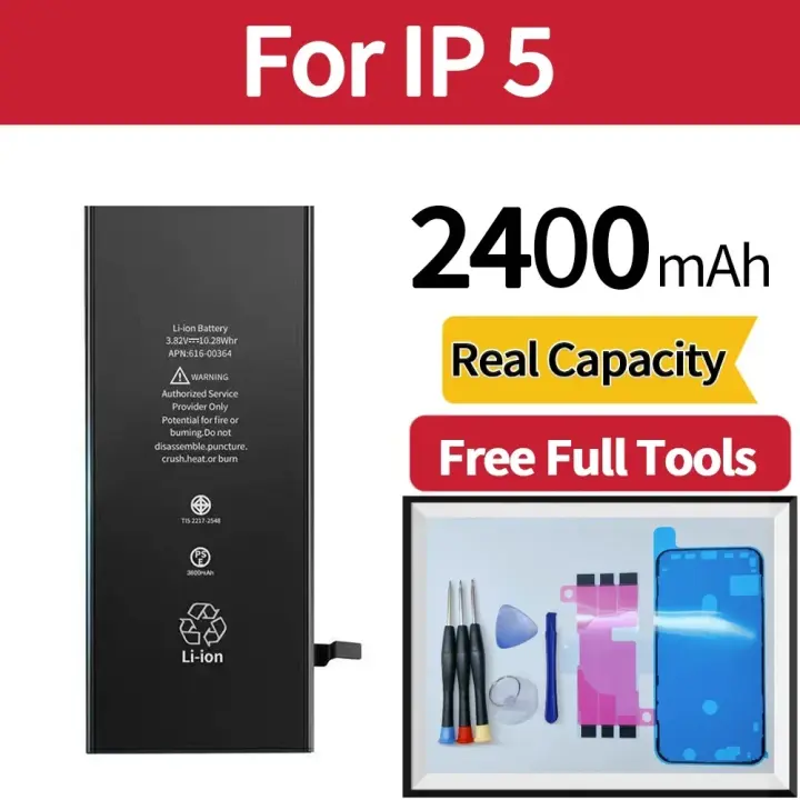 Batería Original De Alta Capacidad Nueva Para IPhone SE SE2020, 4, 5, 6, 6s, 6plus, 8, 8Plus, X, XR, XS, 11, 12, 12mini, 13, 14Plus, Herramientas Gratuitas. - 1