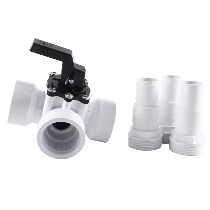 Válvula de tres vías para bomba de piscina, conexión de manguera 4715 para aspiradoras Zodiac, mangueras de filtro, conexión de mangueras de bomba - 1