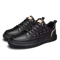 Nuevos zapatos informales de negocios de cuero negro transpirables de otoño para hombre, zapatos deportivos antideslizantes - details 1