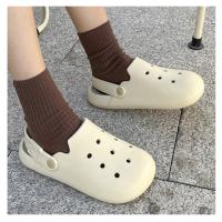 Feslishoet Mules Zapatos Parejas Zapatillas de Verano Sandalias Slides Mujer EVA Suave Antideslizante Acogedor Nube Adecuado Interior y Exterior - details 6