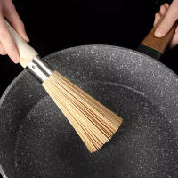 Cepillo De Limpieza Para Wok Y Cocina Con Mango Largo Hecho De Bambú Natural Herramienta De Cocina Para Hogar Y Restaurante - details 6