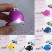 LLavero de ballena de mar con luz de sonidos bonitos, llavero luminoso con sonido LED de ballena, linterna de dibujos animados, llavero LED de Animal, juguetes para niños - details 6