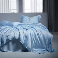 Jueges de Cama de Algodón de Alta Densidad Tamaño Rey Diseño Plano Material de Jacquard de Saten - details 10
