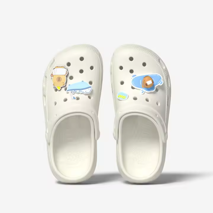 Lindo agujero zapatos de las mujeres de verano suelas gruesas aumentar la altura y antideslizante desgaste exterior sandalias de playa bolsa cabeza dos zapatillas de desgaste - 1