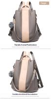 Mochila de Cuero PU para Mujer Bolso Informal Retro Impermeable Ideal para Viajes - details 7