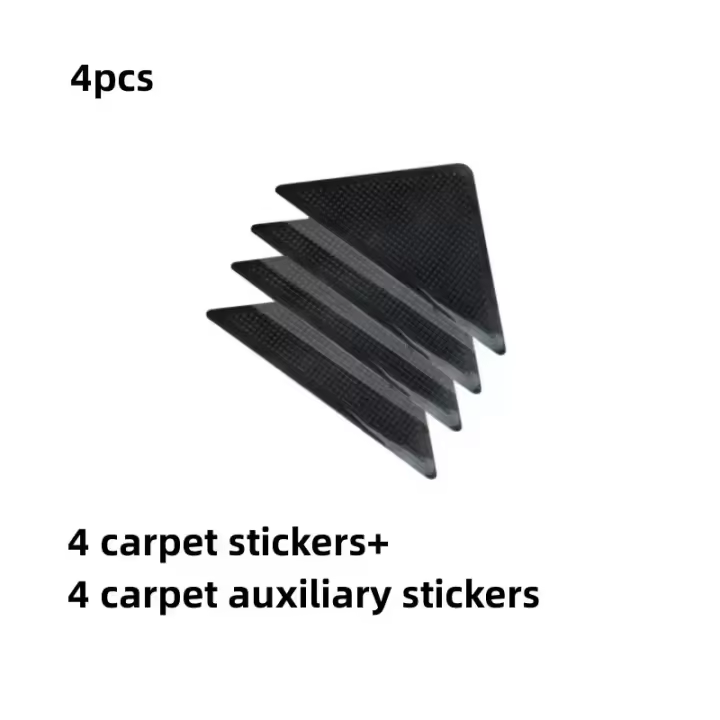 Juego de empuñaduras triangulares 4/8 piezas antideslizantes, Reusa, adhesivo para pisos de baldosas y rpet - 1