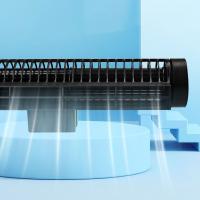 Ventilador de refrigeración para acuario con conversión de frecuencia, ventilador de refrigeración silencioso ajustable para pecera, Control automático de temperatura negro - details 3