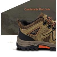 Zapatos de senderismo al aire libre anti-terciopelo para hombre, zapatos deportivos para viajes, senderismo, zapatos casuales para deportes al aire libre - details 3