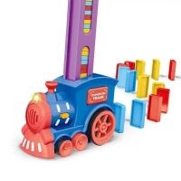 Colocación automática dominó tren coche eléctrico kit de bloques de construcción Juegos creativos Educación inteligente Juguetes DIY Regalo de cumpleaños para niños - details 6
