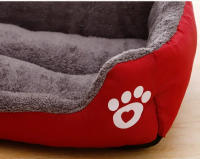 Cama de Mascotas Colorida Nido Cuadrado para Perros y Gatos Tamaño Pequeño a Grande - details 1