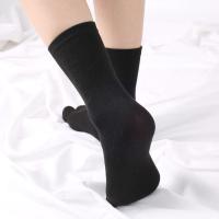 5 pares de calcetines antideslizantes de algodón con dos dedos, calcetines separadores de dedos de media pantorrilla para negocios, calcetines de tubo corto deportivos de Color sólido para mujeres y hombres - details 12