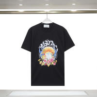 Nueva colección de verano con estampado frontal, camiseta deportiva de cuello redondo de algodón puro para hombre, camisa informal de estilo básico para parejas - details 13