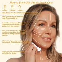 Raspador Gua Sha de Acero Inoxidable Masajeador Facial para Cuidado de la Belleza de la Piel - details 7