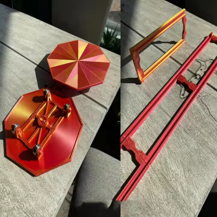 Planeador de juego portátil para tarjetas, deslizador multicolor innovador, juego de cartas, planeador de cartas - 1