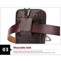Bolso de hombro de cuero, bolso de hombre - details 23