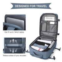 Mochila para maleta de cabina Ryanair para mujer, equipo de mano impermeable con USB - details 4