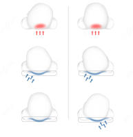Almohada de espuma viscoelástica para bebé con diseño estéreo protector de cabeza para recién nacidos viaje 100% algodón recomendado para 0-24 meses - details 8