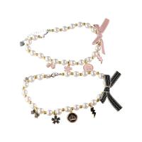Collar ajustable para mascotas, decoraciones dulces, collar de perlas para gato, colgante de princesa, joyería para gato, suministros para mascotas - details 15