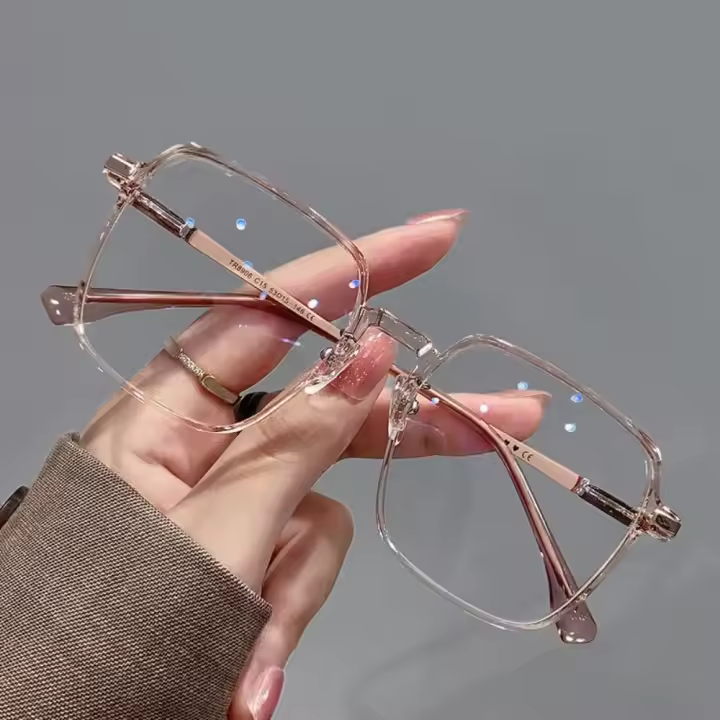 Gafas antiluz azul para hombre y mujer, lentes ultraligeras de protección ocular con marco de gran tamaño para ordenador de oficina - 1