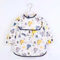 Baberos de manga larga para bebé, delantal impermeable para comer, arte de alimentación, recién nacido, eructo, 2 piezas - details 5